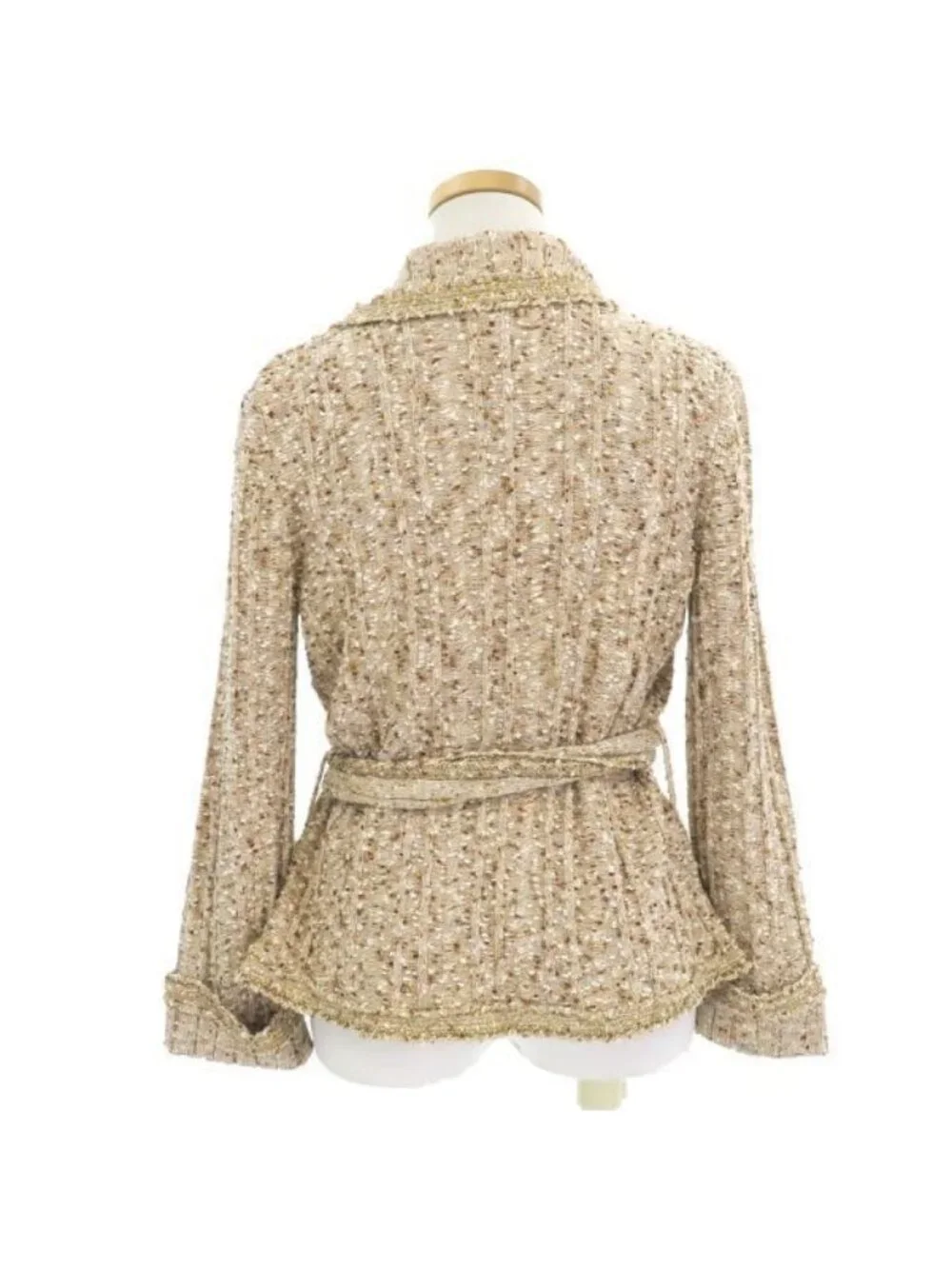 Chanel Cardigan Beige